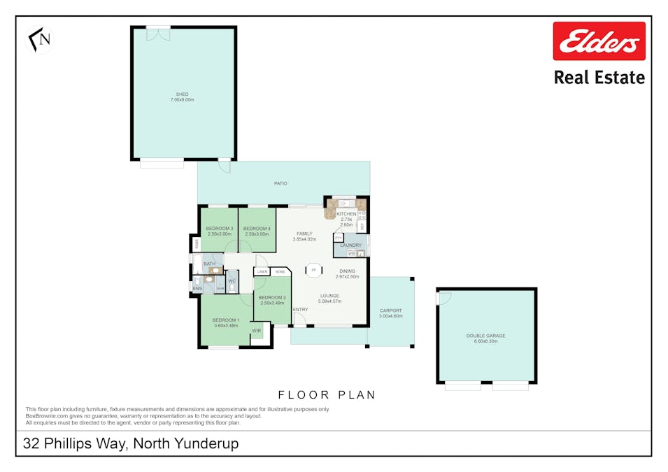 32 Phillips Way, North Yunderup, WA, 6208 - Floorplan 1