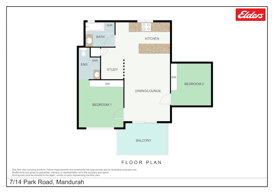 7/14 Park Road, Mandurah, WA, 6210 - Floorplan 1