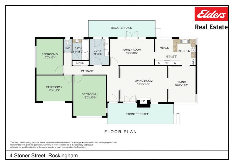 4 Stoner Street, Rockingham, WA, 6168 - Floorplan 1