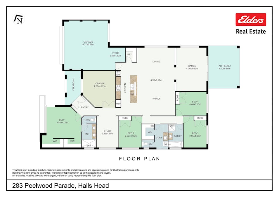 283 Peelwood Parade, Halls Head, WA, 6210 - Floorplan 1