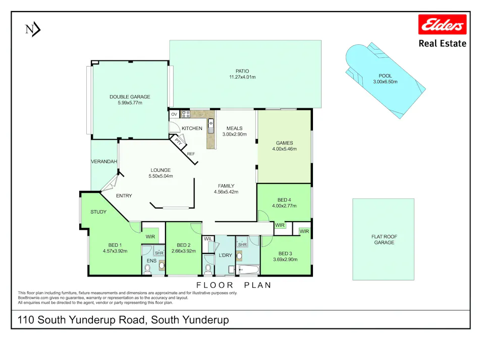 110 South Yunderup Road, South Yunderup, WA, 6208 - Floorplan 1