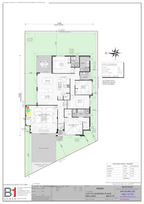 23 Alburgh Place, Wellard, WA, 6170 - Floorplan 1
