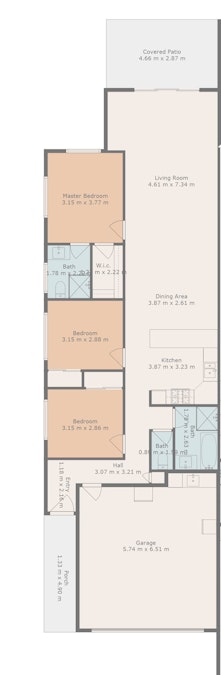 1/5 Calderwood Street, Emerald, QLD, 4720 - Floorplan 1