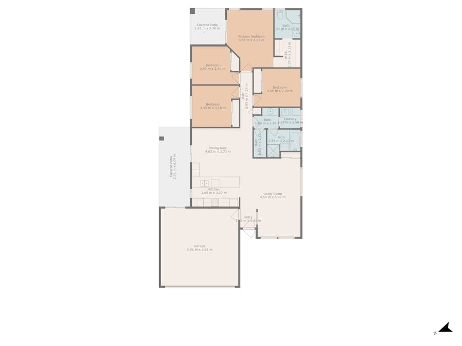 31 Lakeside Drive, Emerald, QLD, 4720 - Floorplan 1