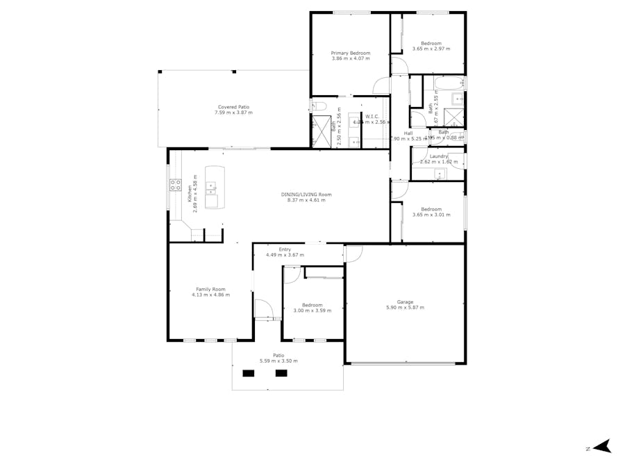 11 Sandown Street, Emerald, QLD, 4720 - Floorplan 1