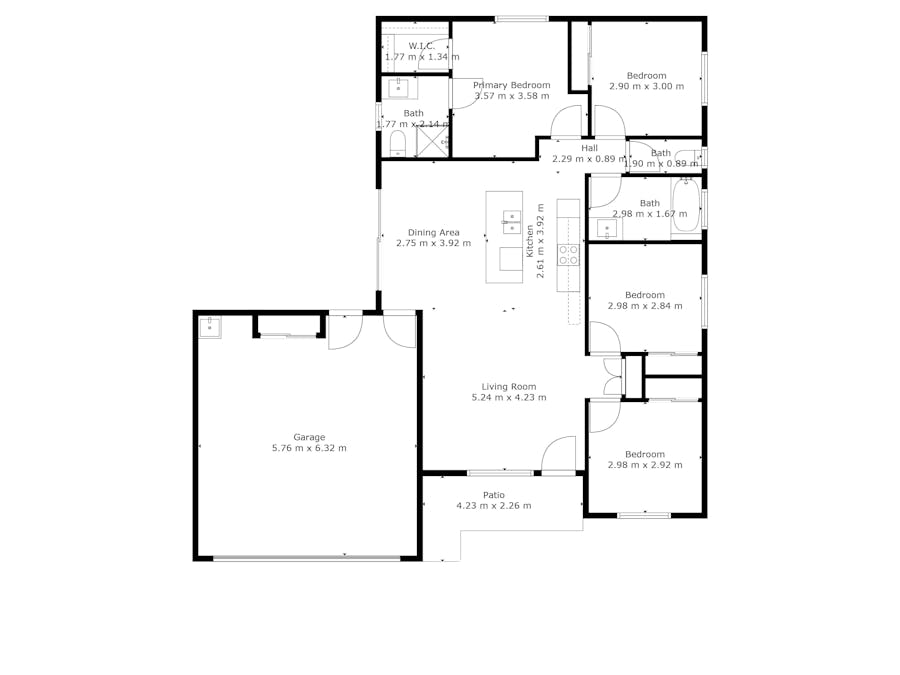 15 Lauren Drive, Emerald, QLD, 4720 - Floorplan 1