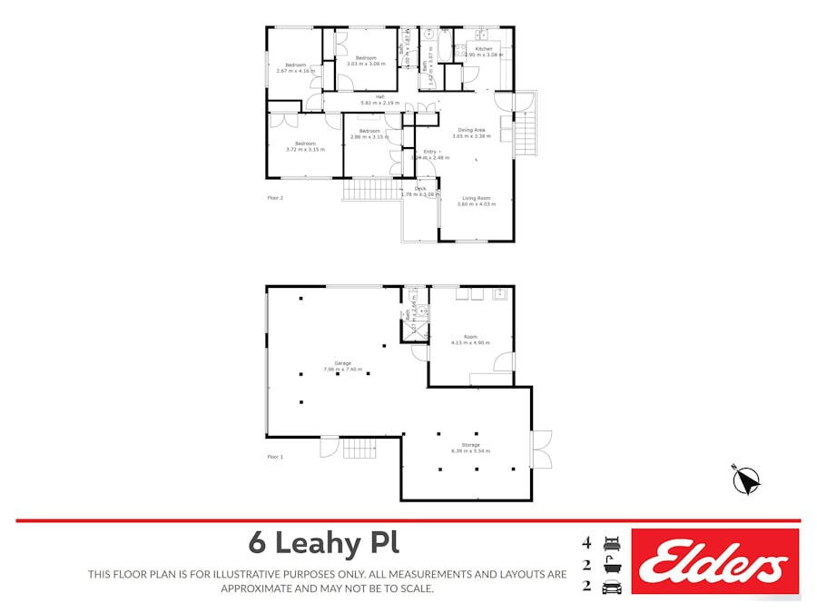 6 Leahy Place, Emerald, QLD, 4720 - Floorplan 1