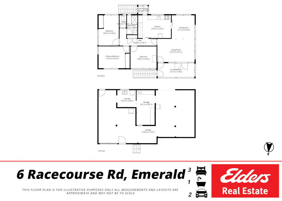 6 Racecourse Road, Emerald, QLD, 4720 - Floorplan 1