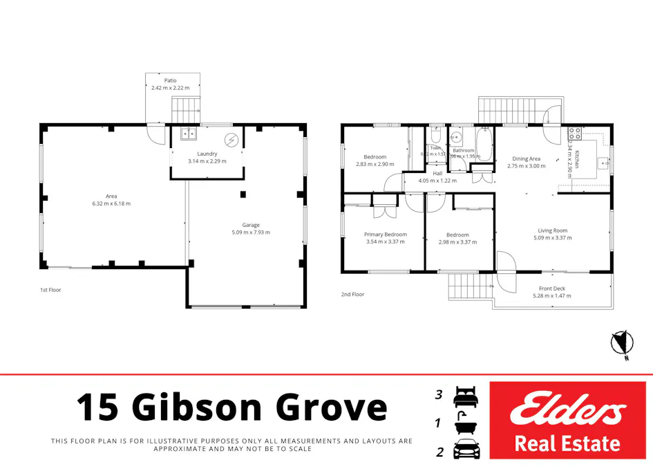 15 Gibson Grove, Emerald, QLD, 4720 - Floorplan 1