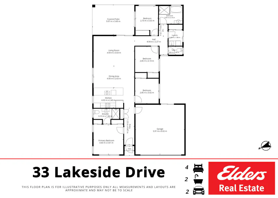 33 Lakeside Drive, Emerald, QLD, 4720 - Floorplan 1