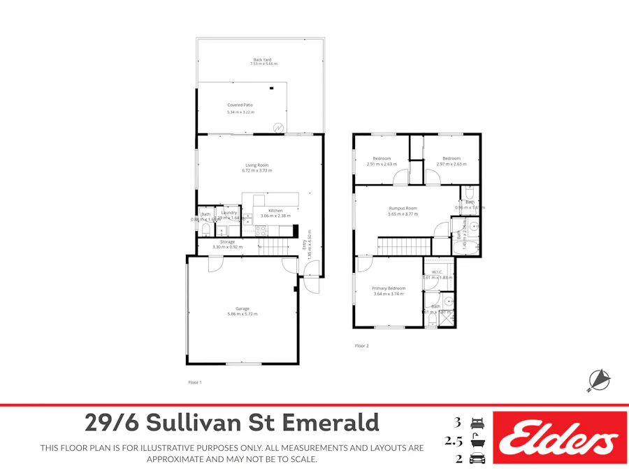 29/6 Sullivan Street, Emerald, QLD, 4720 - Floorplan 1