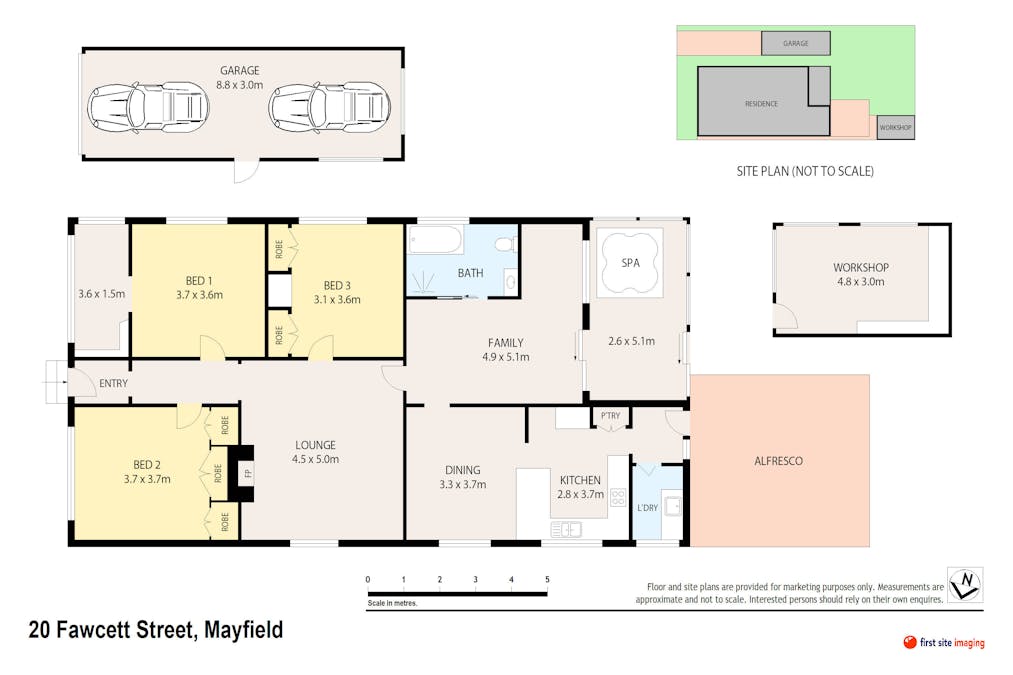 20 Fawcett Street, Mayfield, NSW, 2304 - Floorplan 1