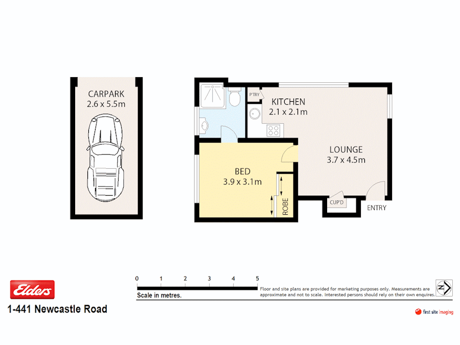 1/441 Newcastle Road, Lambton, NSW, 2299 - Floorplan 1