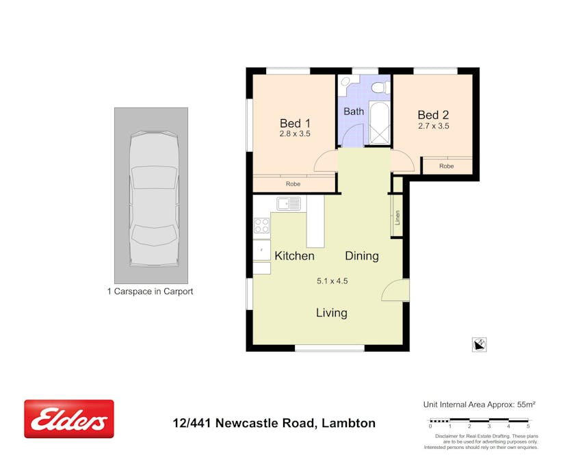 12/441 Newcastle Road, Lambton, NSW, 2299 - Floorplan 1