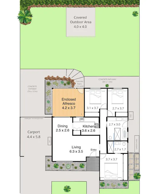 35 Justine Avenue, Whitebridge, NSW, 2290 - Floorplan 1