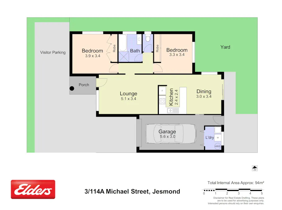 3/114a Michael Street, Jesmond, NSW, 2299 - Floorplan 1