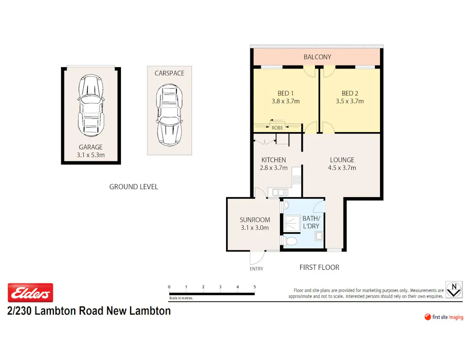 2/230 Lambton Road, New Lambton, NSW, 2305 - Floorplan 1