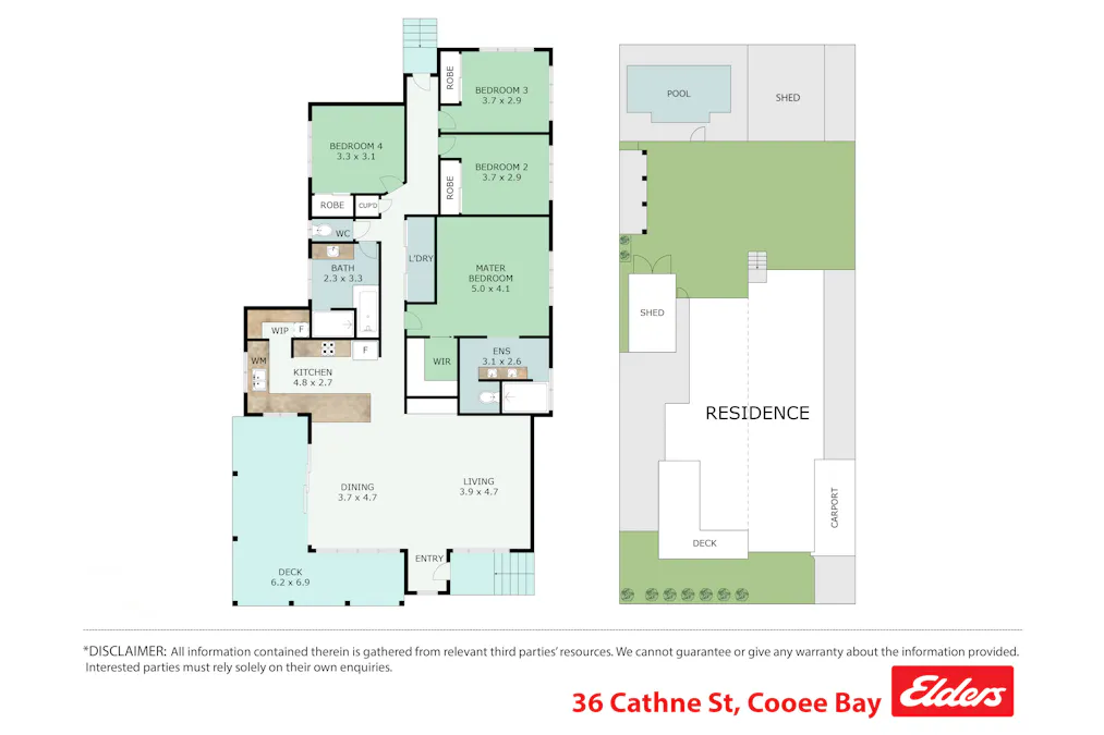 36 Cathne Street, Cooee Bay, QLD, 4703 - Floorplan 1