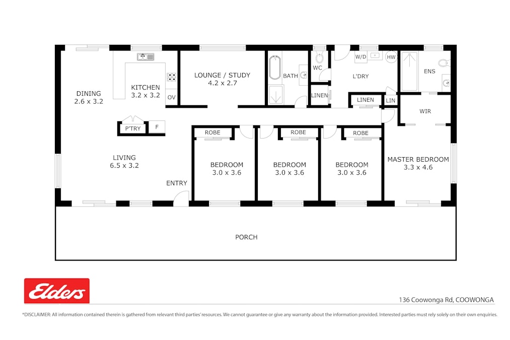 136 Coowonga Road, Coowonga, QLD, 4702 - Floorplan 1