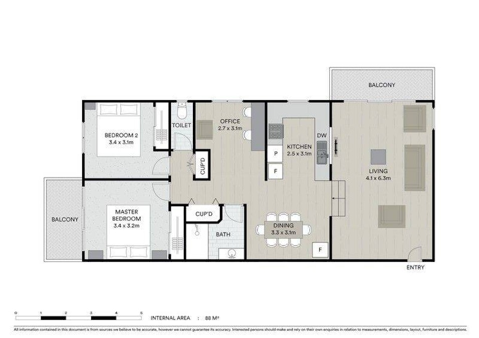 12/27-29 Scenic Highway, Taranganba, QLD, 4703 - Floorplan 1