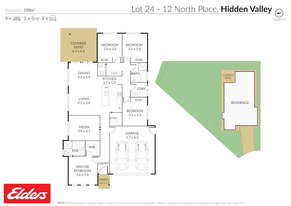 12 North Place, Hidden Valley, QLD, 4703 - Floorplan 1