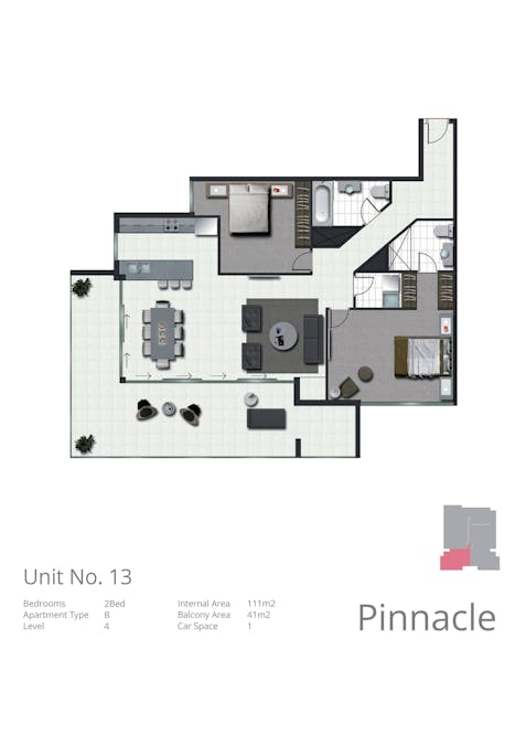 13/20-24 Cliff Street, Yeppoon, QLD, 4703 - Floorplan 1