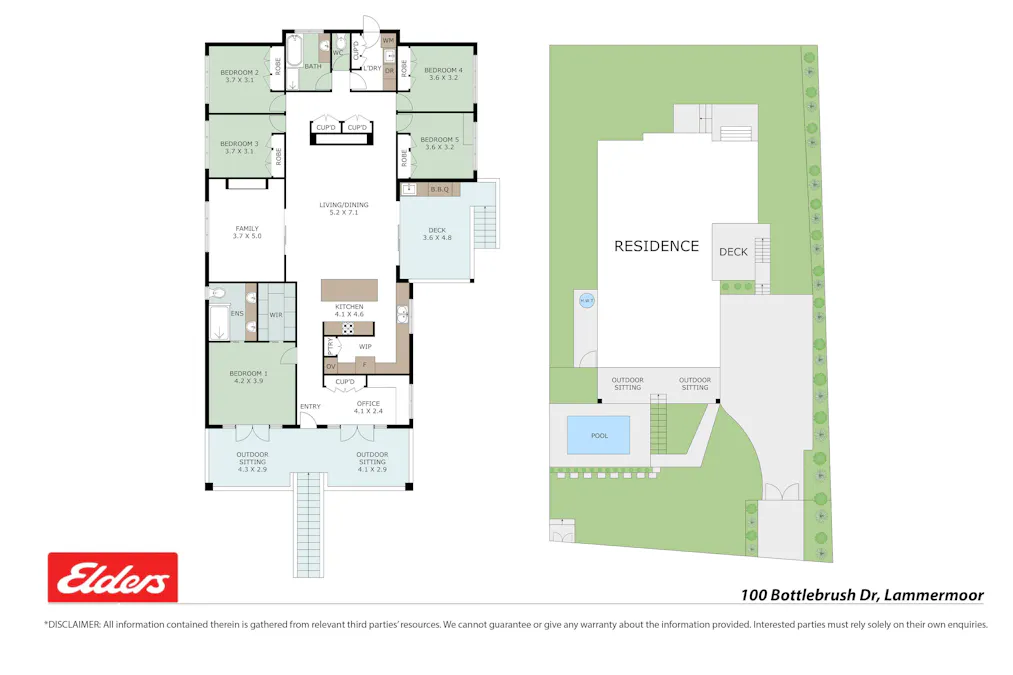 100 Bottlebrush Drive, Lammermoor, QLD, 4703 - Floorplan 1