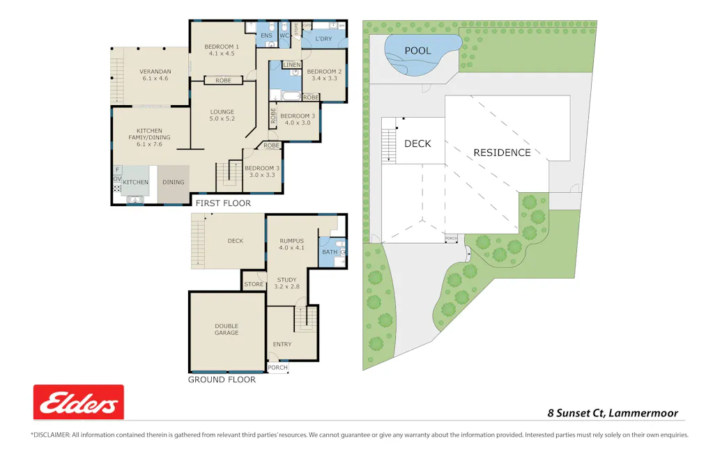 8 Sunset Court, Lammermoor, QLD, 4703 - Floorplan 1