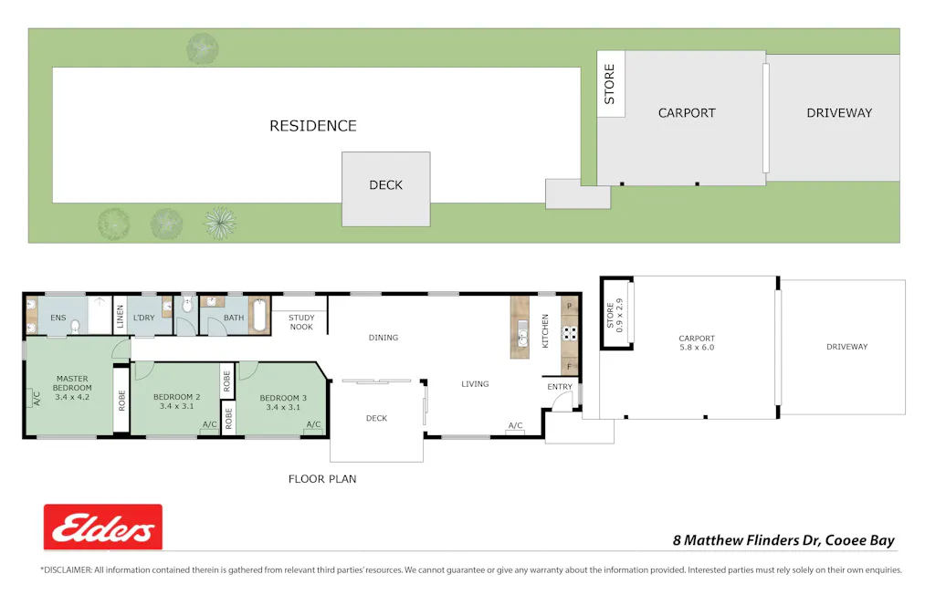 8 Matthew Flinders Drive, Cooee Bay, QLD, 4703 - Floorplan 1