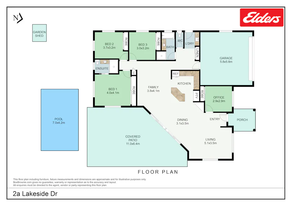 2A Lakeside Drive, Taroomball, QLD, 4703 - Floorplan 1