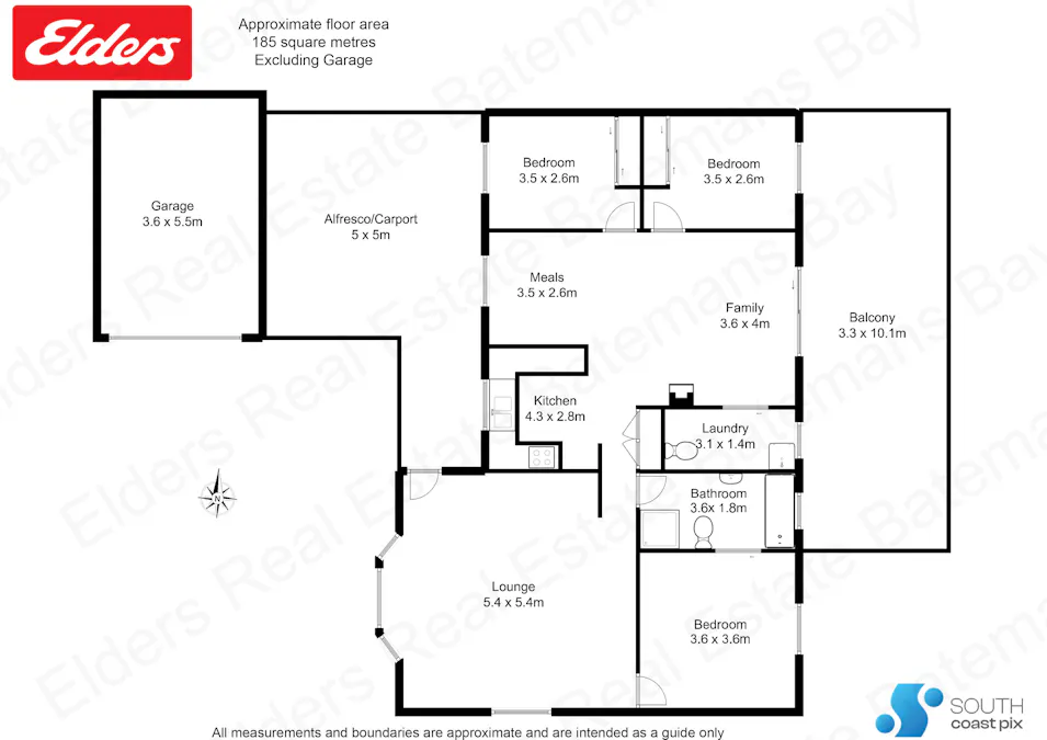 52 Berrima Parade, Surfside, NSW, 2536 - Floorplan 1