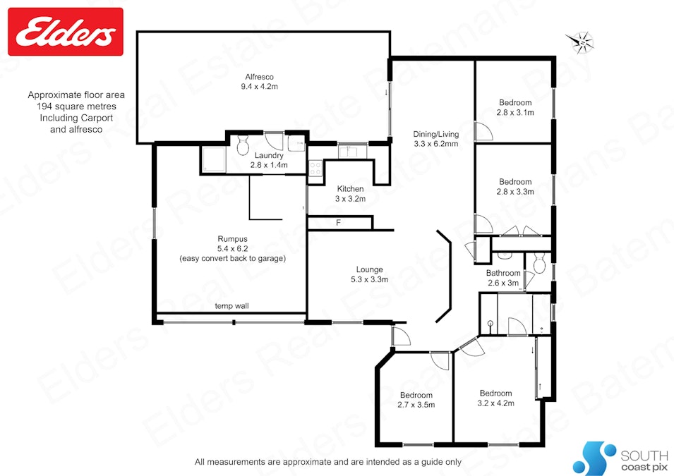 60 Karoola Crescent, Surfside, NSW, 2536 - Floorplan 1