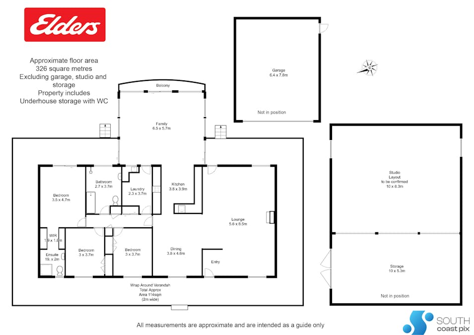 10-12 Sproxtons Lane, Nelligen, NSW, 2536 - Floorplan 1