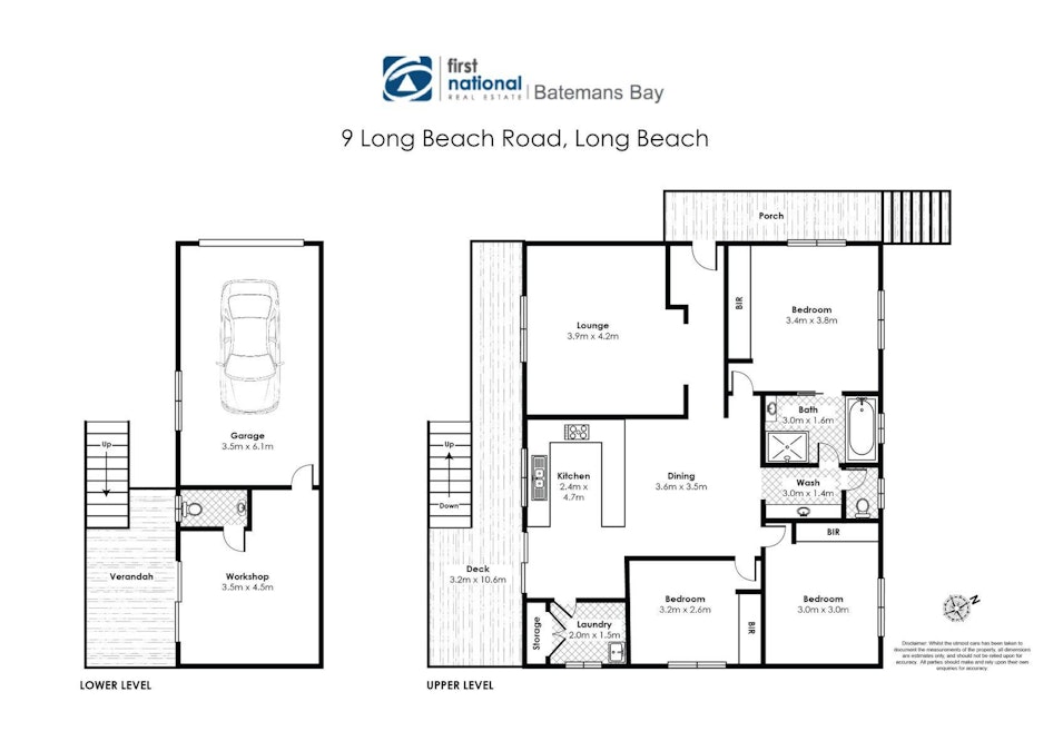 9 Long Beach Road, Long Beach, NSW, 2536 - Floorplan 1