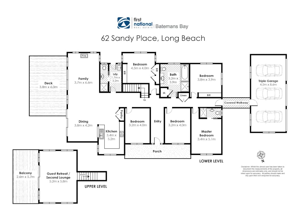62 Sandy Place, Long Beach, NSW, 2536 - Floorplan 1