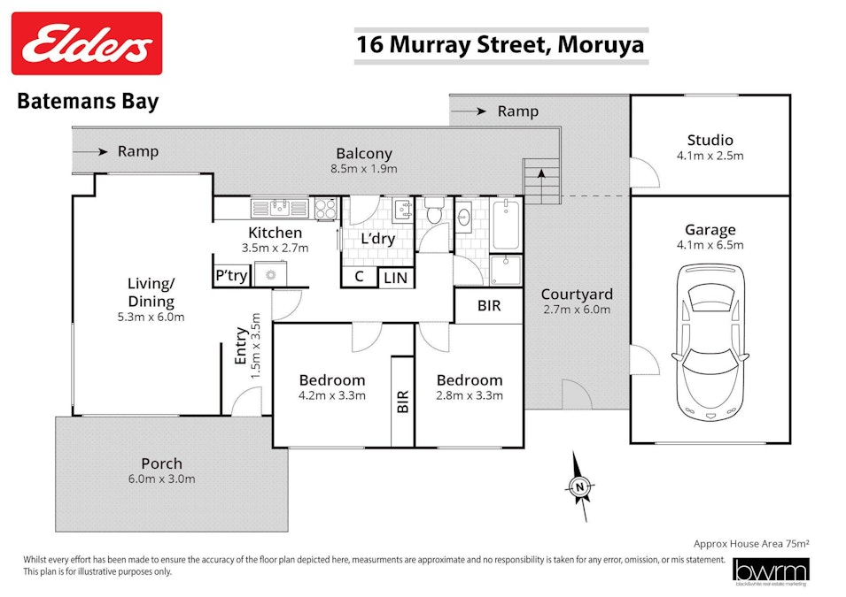 16 Murray Street, Moruya, NSW, 2537 - Floorplan 1