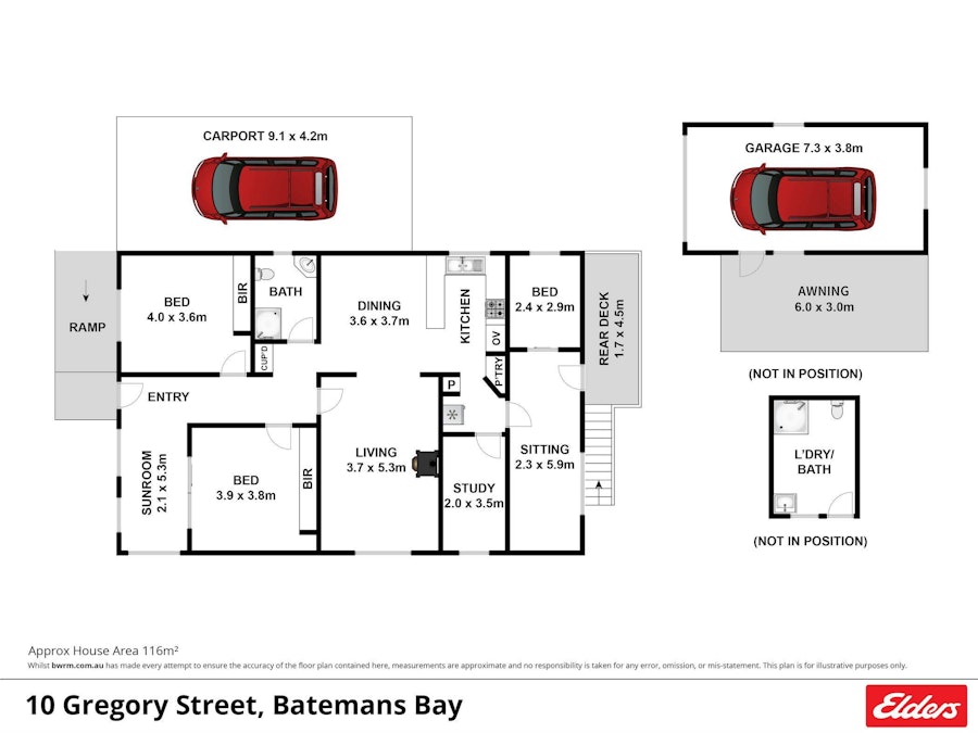10 Gregory Street, Batemans Bay, NSW, 2536 - Floorplan 1