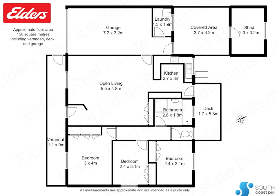 2 Wentworth Avenue, Sunshine Bay, NSW, 2536 - Floorplan 1