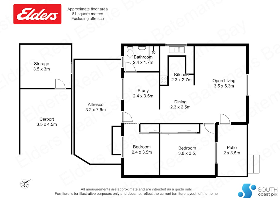 1/11 Herarde Street, Batemans Bay, NSW, 2536 - Floorplan 1