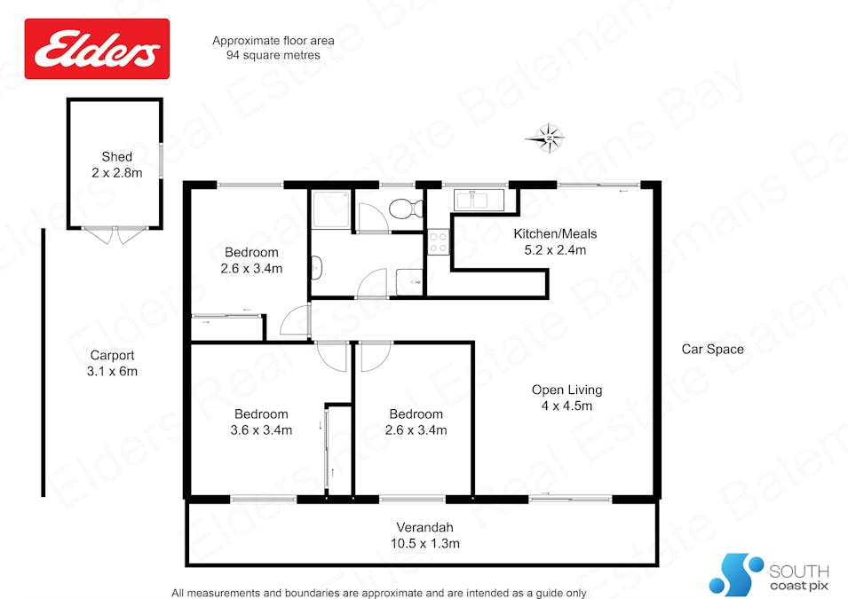 9/15 Crown Street, Batemans Bay, NSW, 2536 - Floorplan 1