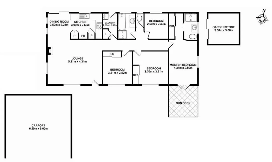 612 George Bass Drive, Malua Bay, NSW, 2536 - Floorplan 1