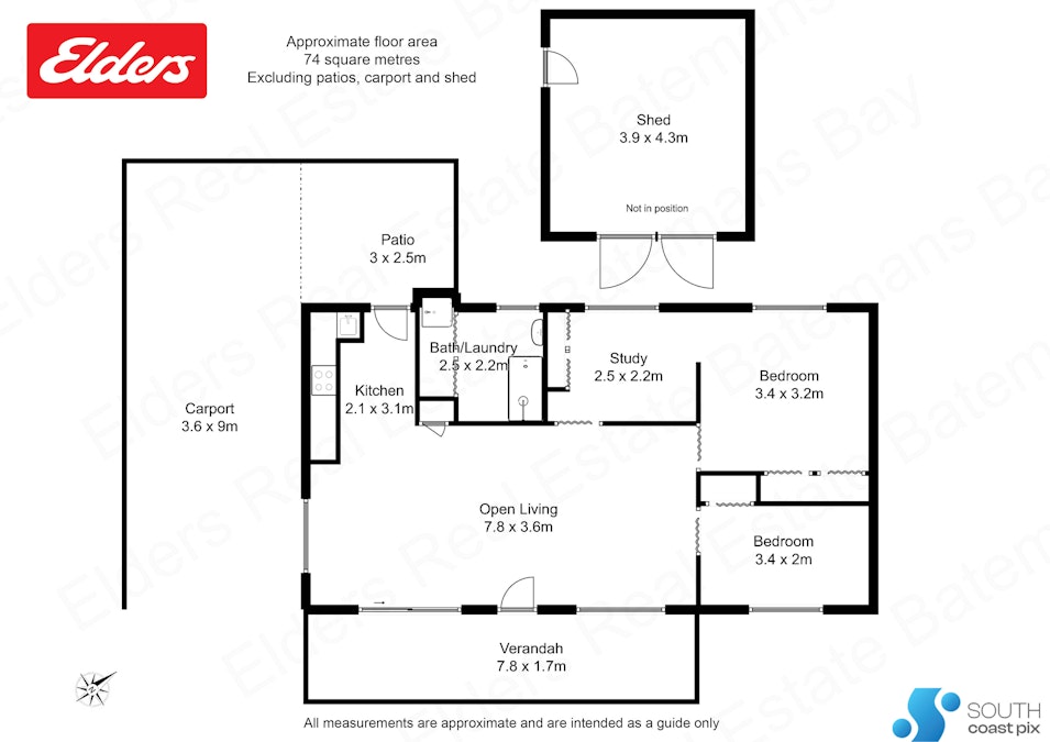 63 Timbara Crescent, Surfside, NSW, 2536 - Floorplan 1