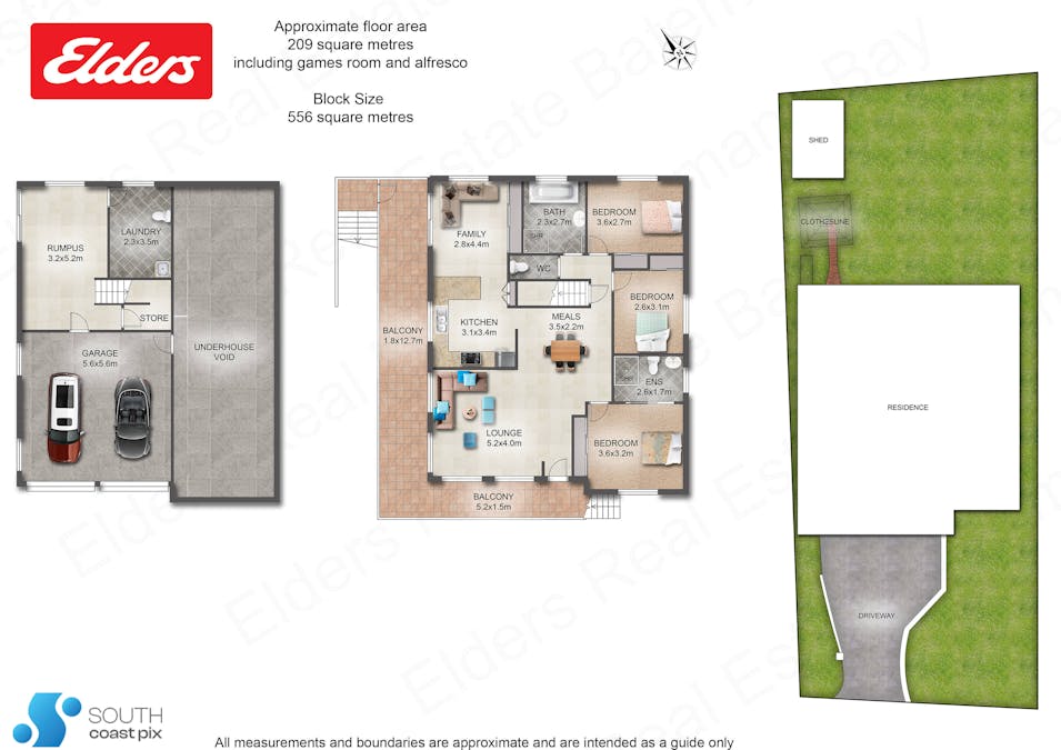 13 Dominic Drive, Batehaven, NSW, 2536 - Floorplan 1