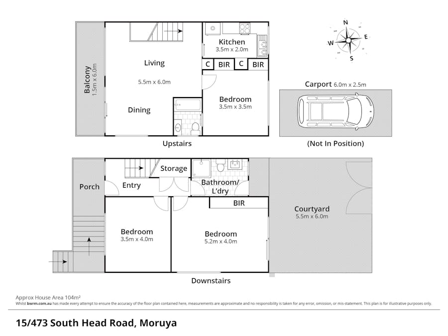 15/473 South Head Road, Moruya Heads, NSW, 2537 - Floorplan 1