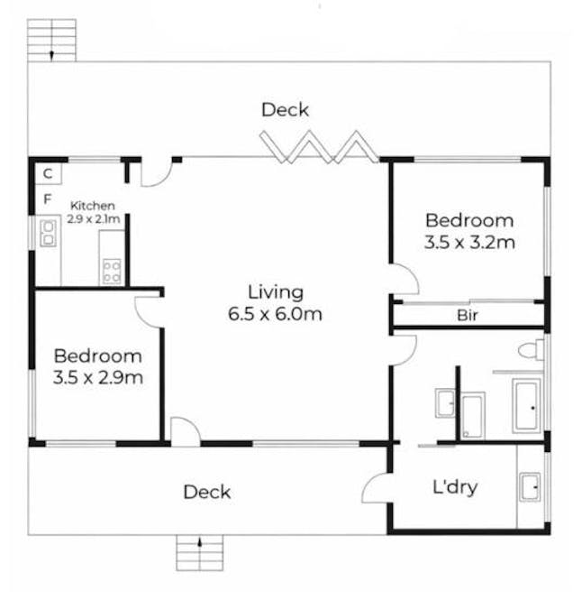 5 Murramarang Crescent, South Durras, NSW, 2536 - Floorplan 1