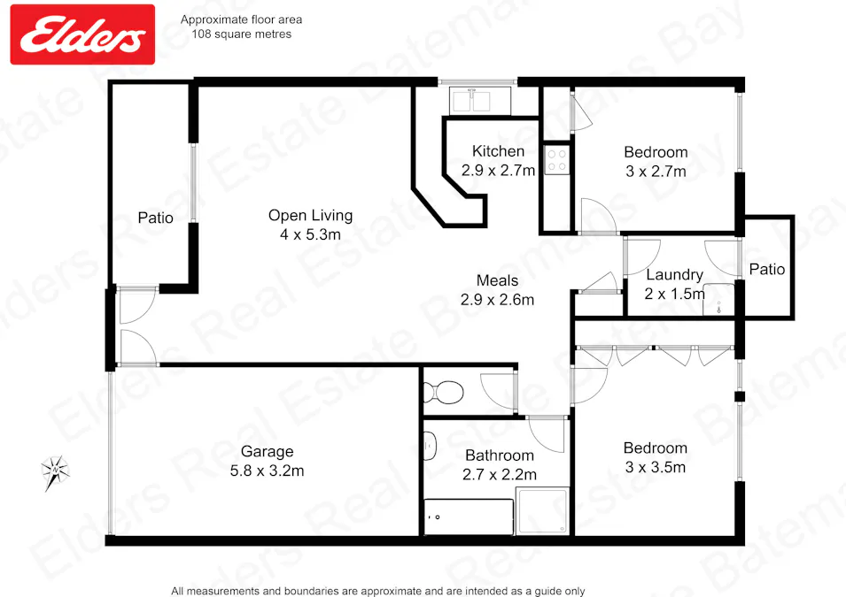 1/50 Orient Street, Batemans Bay, NSW, 2536 - Floorplan 1