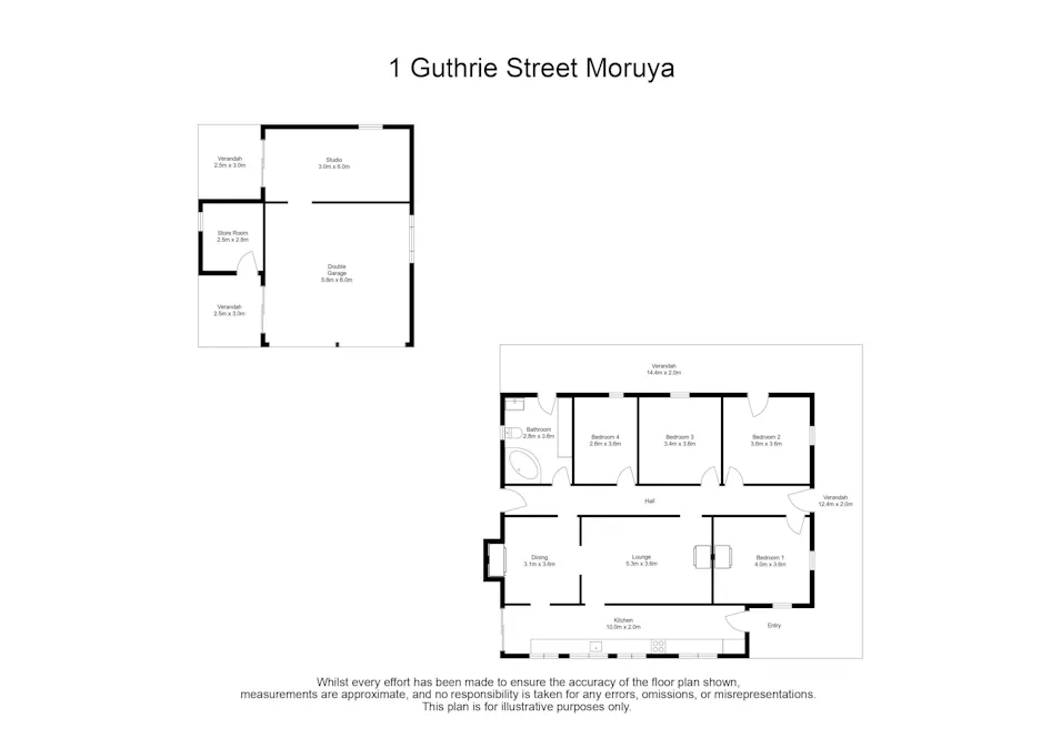 1 Guthrie Street, Moruya, NSW, 2537 - Floorplan 1