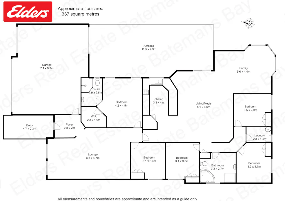 13 Stuart Place, Sunshine Bay, NSW, 2536 - Floorplan 1
