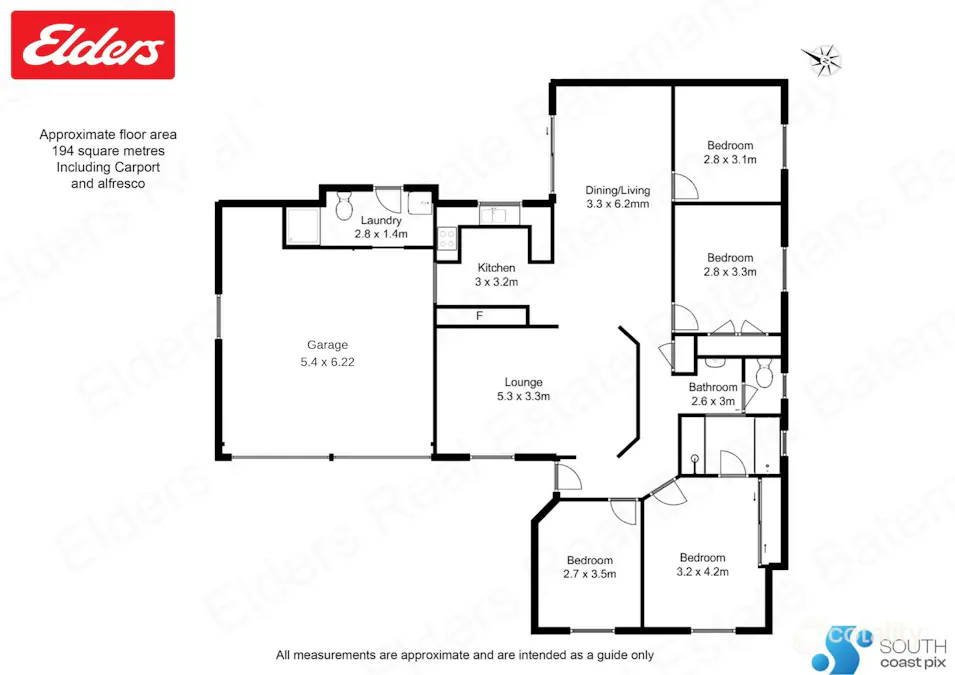 60 Karoola Crescent, Surfside, NSW, 2536 - Floorplan 1