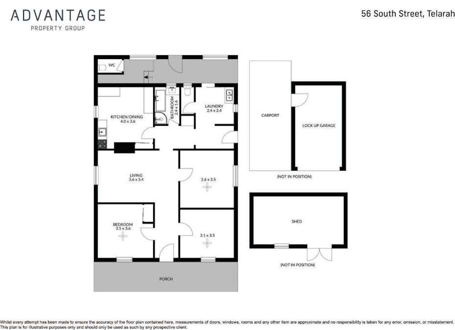 56 South Street, Telarah, NSW, 2320 - Floorplan 1